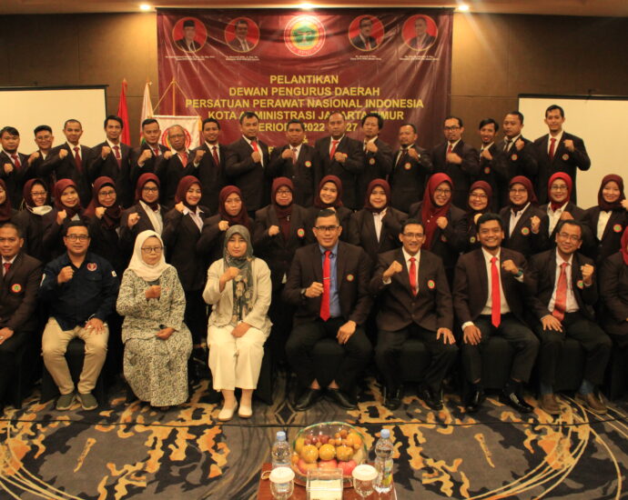 Pelantikan pengurus DPD PPNI Kota Jakarta Timur periode 2022-2027